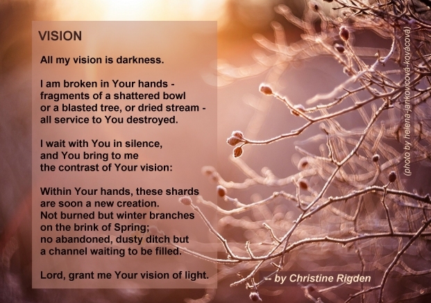 Vision - poem by Christine Rigden